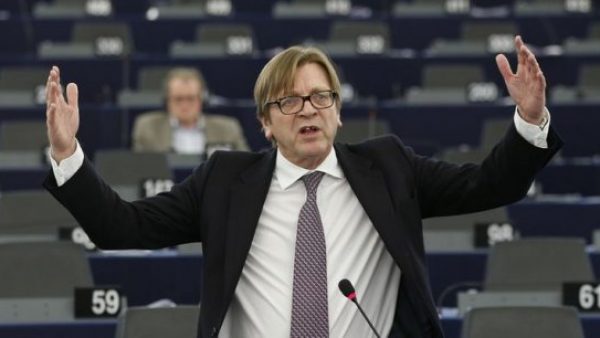 Guy Verhofstadt à l'europarlement