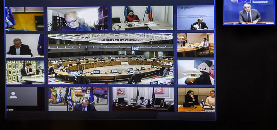 Vidéoconférence eurogroupe