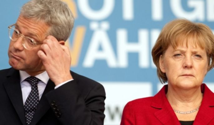 Norbert Röttgen et Angela Merkel
