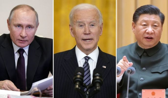 Poutine Biden Xi Jiping