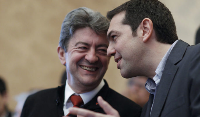 Jean-Luc Mélenchon et Alexis Tsipras
