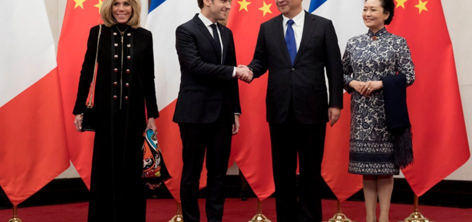 Les présidents Macron et Xi