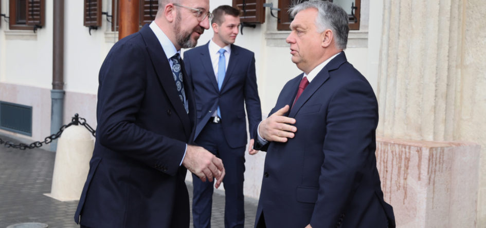 Charles Michel et Viktor Orban
