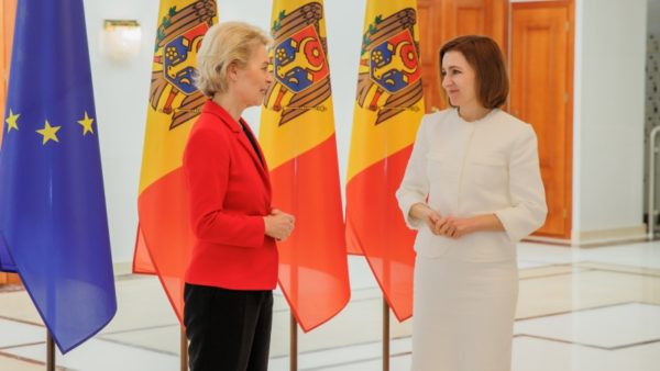 Sandu et von der Leyen