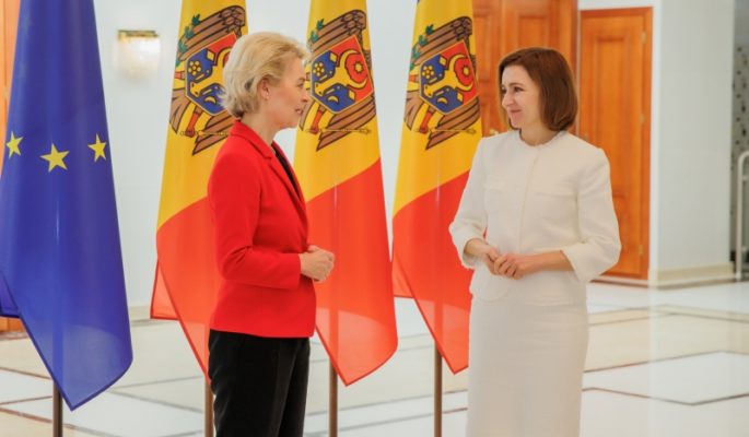 Sandu et von der Leyen