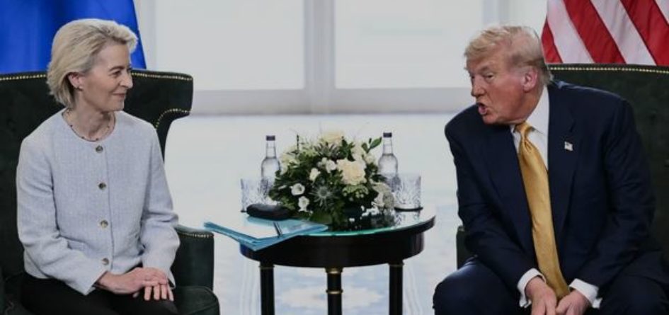 Von der Leyen et Trump