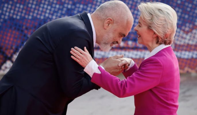 Edi Rama et Ursula von der Leyen