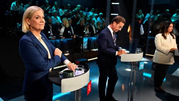 Débat electoral suède