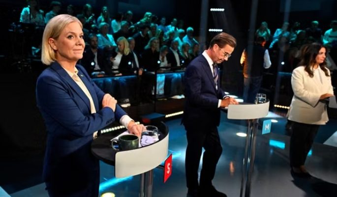 Débat electoral suède