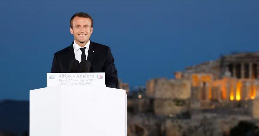 Macron à Athènes
